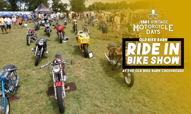 2022 AMA Vintage Motorcycle Days Ride In Bike Show