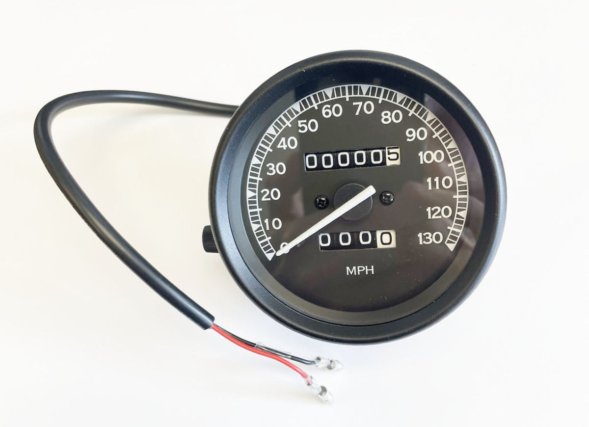 Universal Motorcycle Vintage Style Speedometer - MPH 2240:60