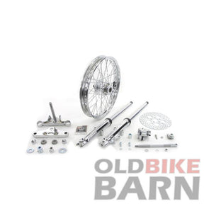 82-03 39mm Chrome Fork Assembly with 21" Wheel