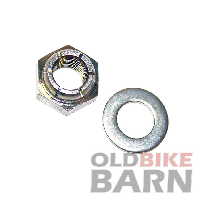 Honda 7478 CB550 Swingarm Pivot Bolt Locknut & Washer Old Bike Barn