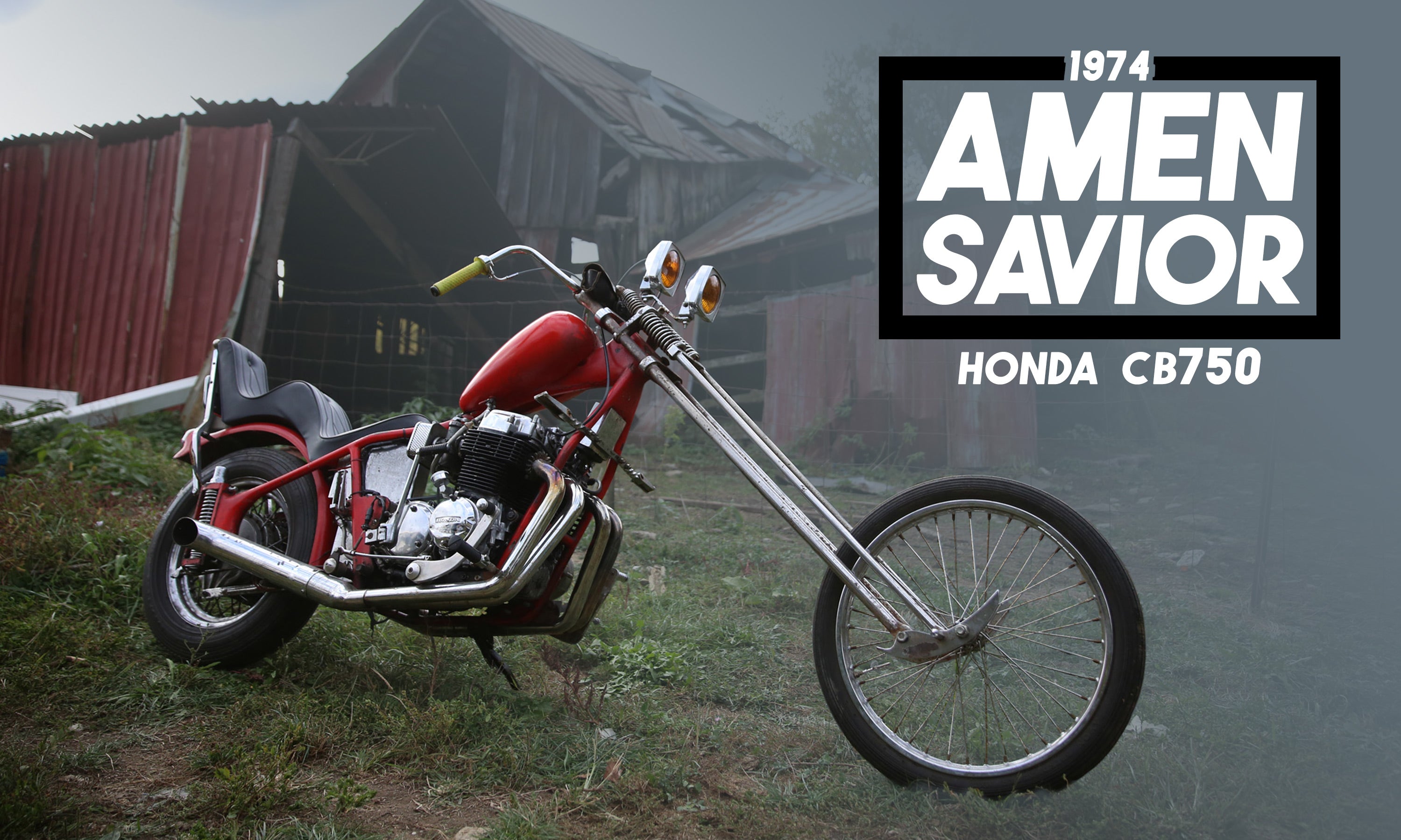 1974 Amen Savior CB750 – Old Bike Barn