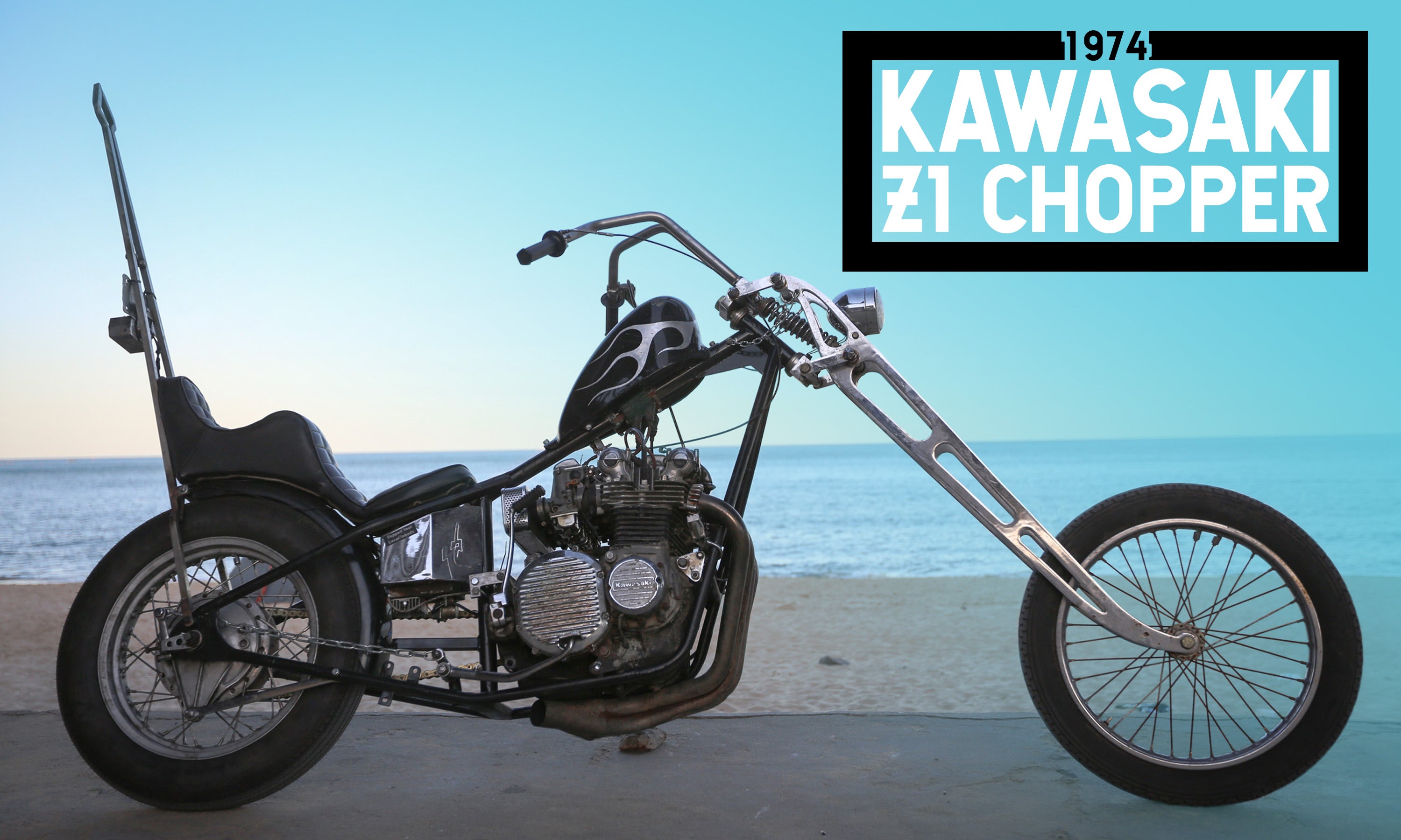 1974 Kawasaki Z1 Chopper Old Bike Barn