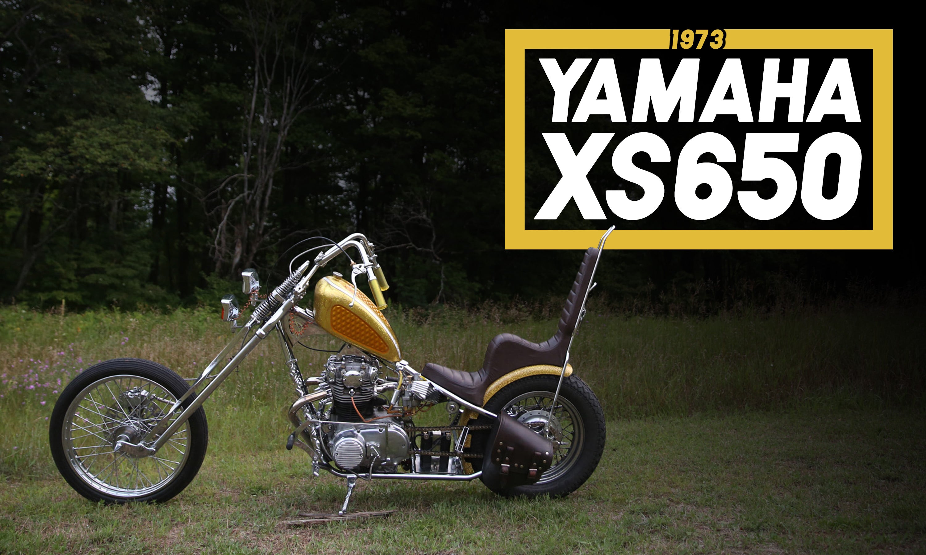 1973 Yamaha XS650 Chopper – Old Bike Barn