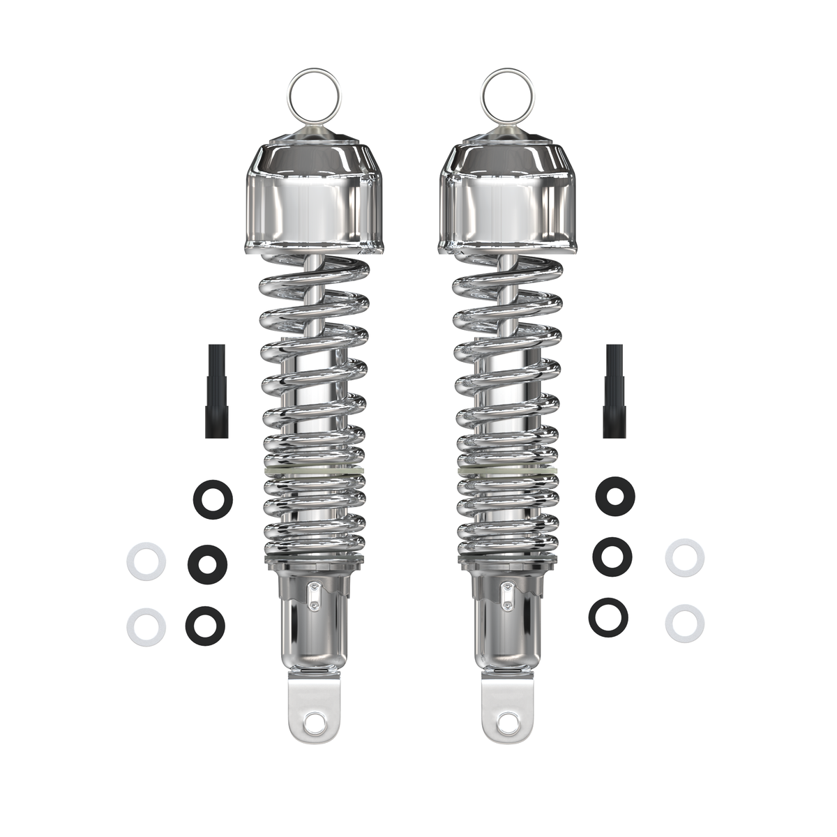 Honda 3/16" 335mm Eye to Clevis CB750 CB650 CB550 CB500 CB450 CB400 CB360 CB350 Shock Absorber Set
