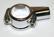 Universal motorcycle 1" Chrome Speedo/Tach/Mirror Mounting Clamp