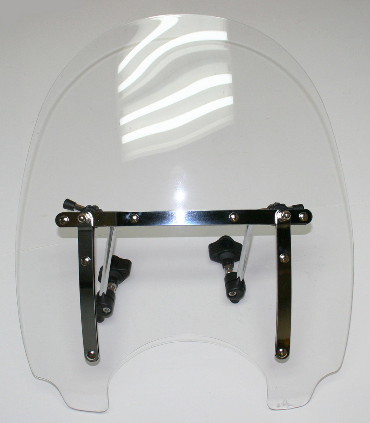 Universal motorcycle Custom Clear Windshield Large