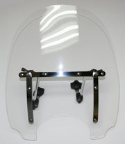 Universal motorcycle Custom Clear Windshield Large