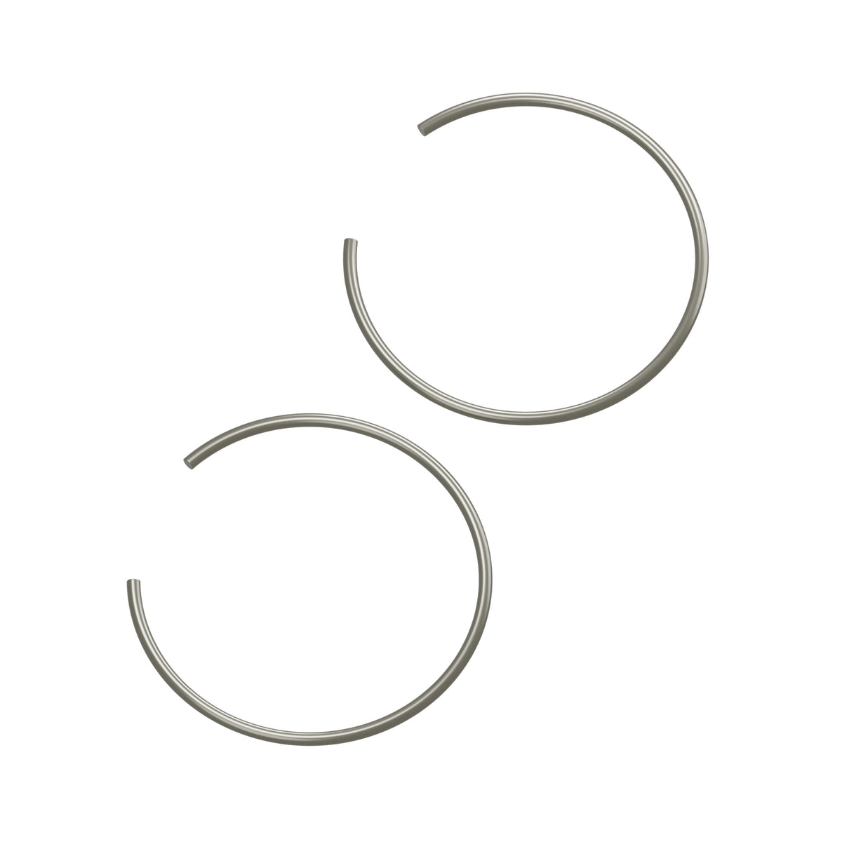 Honda CB Piston Pin Clips 15mm Pk/2 ~ Replaces 94601-15000 — high three quarter view