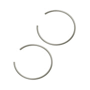 Honda CB Piston Pin Clips 15mm Pk/2 ~ Replaces 94601-15000 — high three quarter view