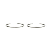 Honda CB Piston Pin Clips 15mm Pk/2 ~ Replaces 94601-15000 — low side view