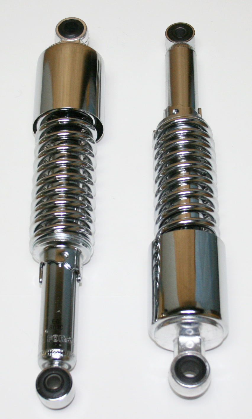 Kawasaki 3/4" 350mm Eye to Eye KZ Style Shock Absorber Set