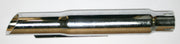 Universal motorcycle Chrome Slash Cut Universal Muffler 15" Long