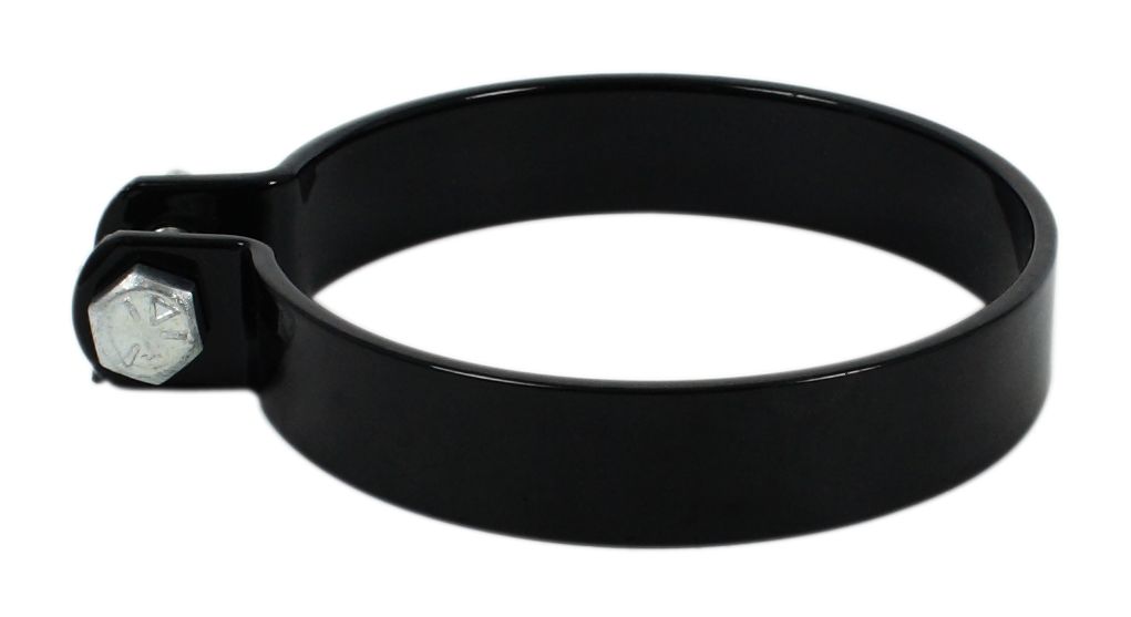 Universal motorcycle 3 1/2" Black Exhaust Clamp