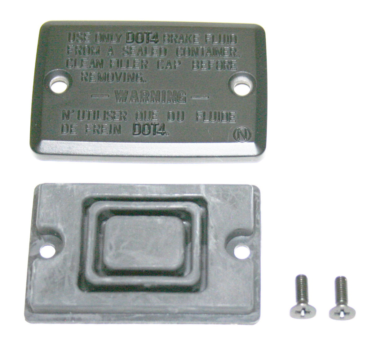 Honda VF1000F / VF1000R / VF750F Master Cylinder Cover w Diaphragm & Screws OEM 45513-MB4-673