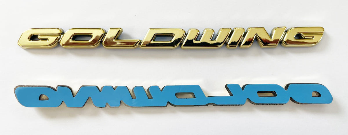 Honda Gold Goldwing Emblem Set/2