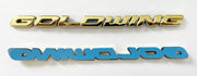 Honda Gold Goldwing Emblem Set/2