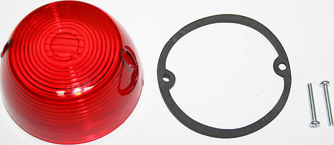 Yamaha Indicator Cover w Gasket & Screws Red OEM 33402-268-671