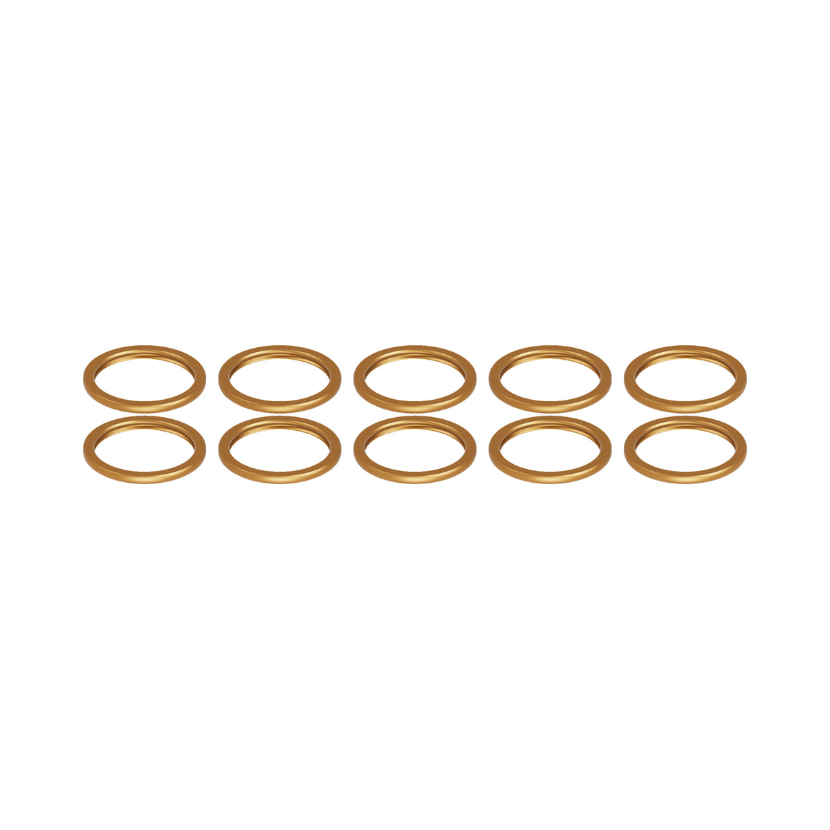 Honda CB Exhaust Headpipe Gaskets – rear view