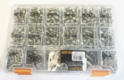 Universal motorcycle Carb Rebuild Shop Kit 5mm x 1,200 Bolt/Washer Assortment