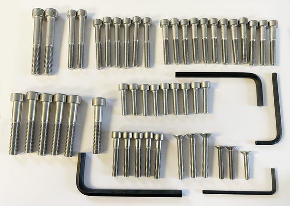 CB360 Engine Cover Bolt Set - 52 Pieces