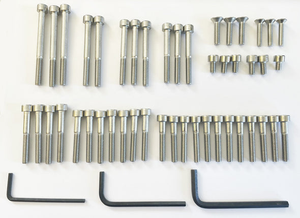 1980-82 CB900C Engine Cover Bolt Set - 49 Pieces