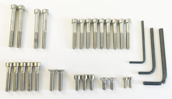 1975-77 CB400F Engine Cover Bolt Set - 30 Pieces