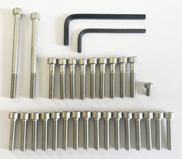 1978 CB400A Engine Cover Bolt Set - 30 Pieces Set