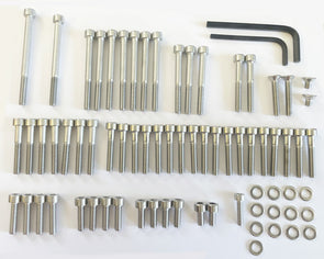 1974-76 CB550K / 1975-76 CB550F Engine Cover Bolt Set - 73 Pieces