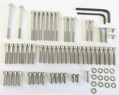 1974-76 CB550K / 1975-76 CB550F Engine Cover Bolt Set - 73 Pieces