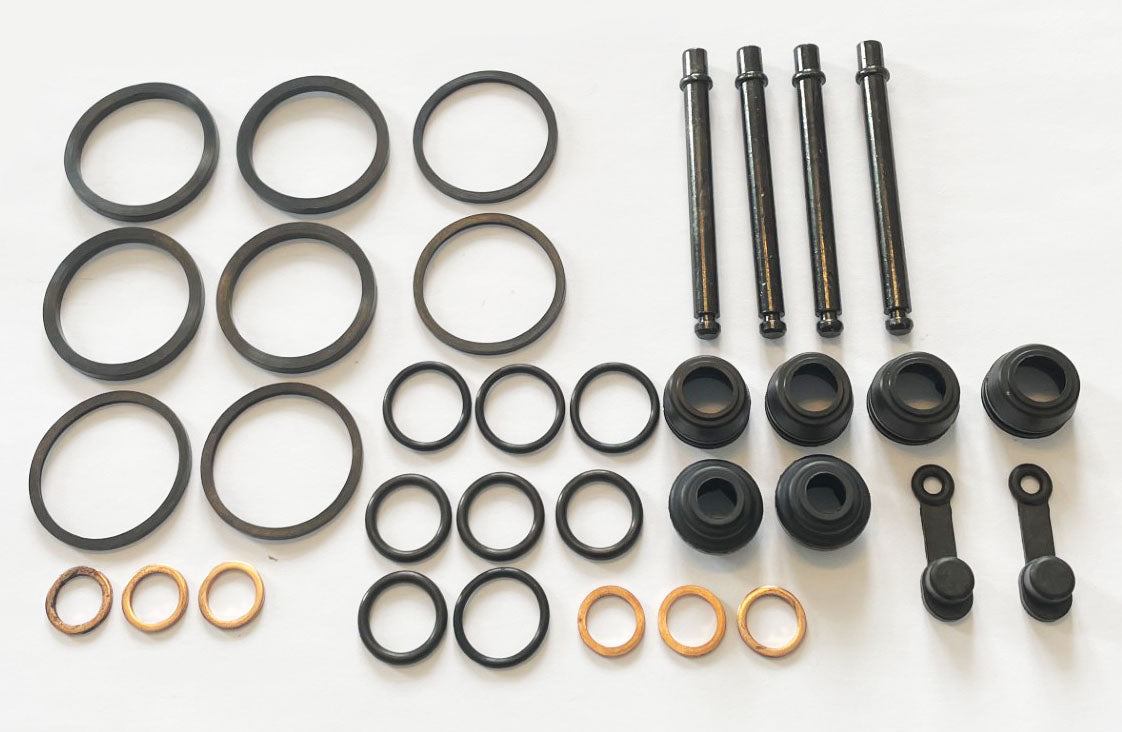 Honda CB650 CB750 CB900 CB1000C CB1100F Deluxe Front Caliper Rebuild Kit