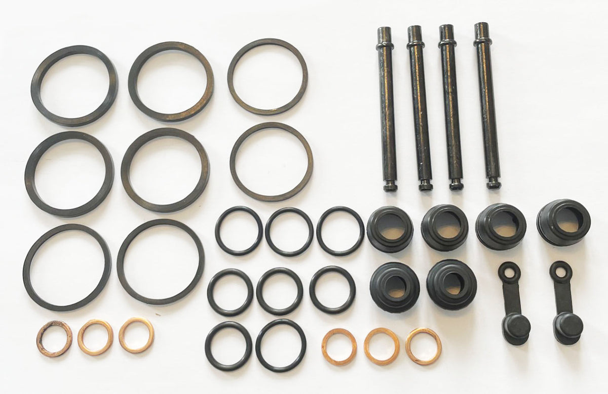 Honda CB650 CB750 CB900 CB1000C CB1100F Deluxe Front Caliper Rebuild Kit