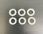 Honda CB350F Keihin PD Carburetor Felt Throttle Shaft Seal Set/6
