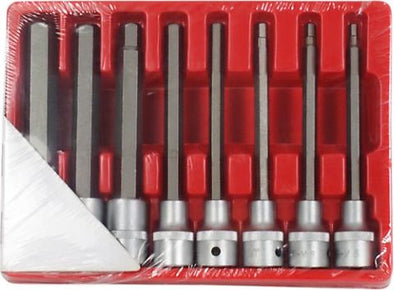 8pc. Hex Bit Socket Set (140mm.)