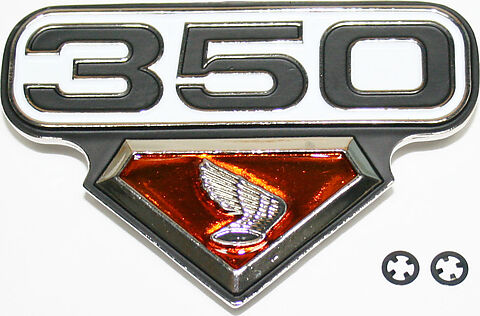Honda CB350G / CL350K Side Cover Emblem Right Side OEM 87125-455-000