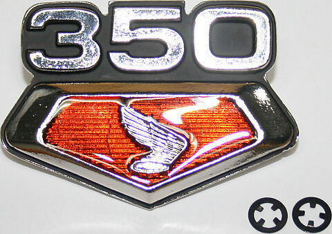 Honda CB350K / CL350K Side Cover Emblem Right Side OEM 87128-317-670