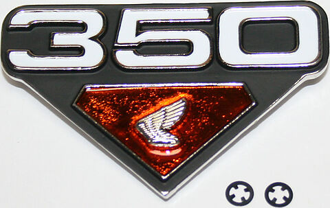 Honda CB350K / CL350K Side Cover Emblem Left Side OEM 87126-344-671
