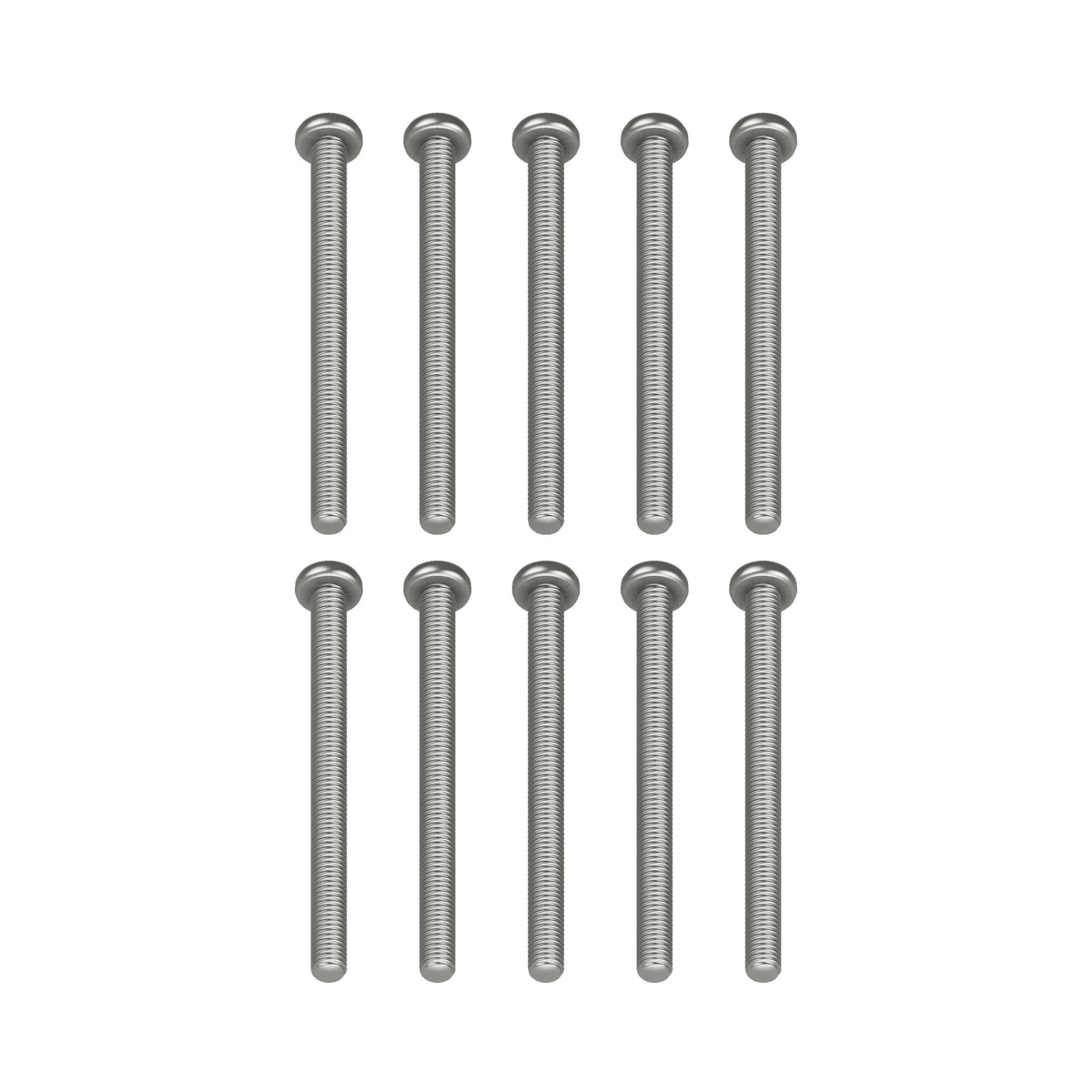 Honda Motorcycle ATV 4 x 55mm Lens Screws Pk/10 - Replaces Honda OEM 93500-04055-4J — 49-0145-02-rear.jpg (49-0145)