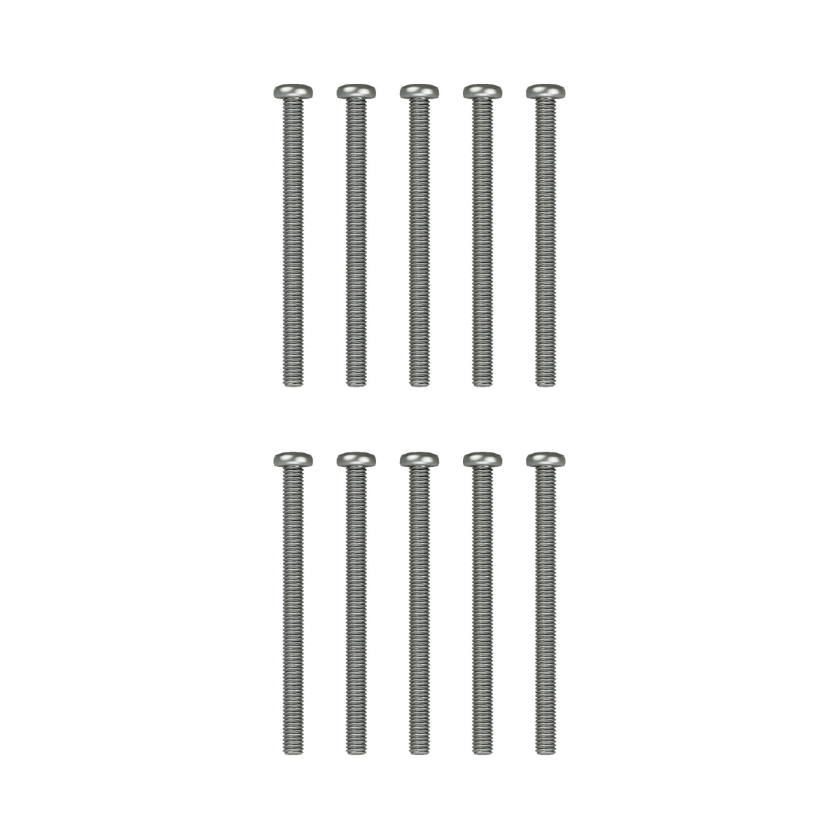 Honda Motorcycle ATV 4 x 55mm Lens Screws Pk/10 - Replaces Honda OEM 93500-04055-4J — 49-0145-04-bottom.jpg (49-0145)
