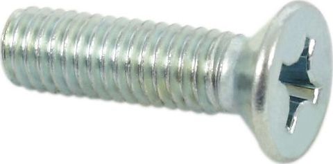 Universal motorcycle Flathead Phillips Screws 6X 20mm Pk/10