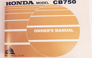 Motorcycle Owner's Manual CB750K4