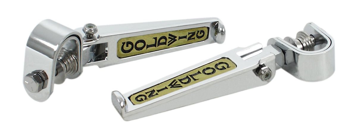 Honda Custom Goldwing Chrome Crash Bar Highway Footpeg Set