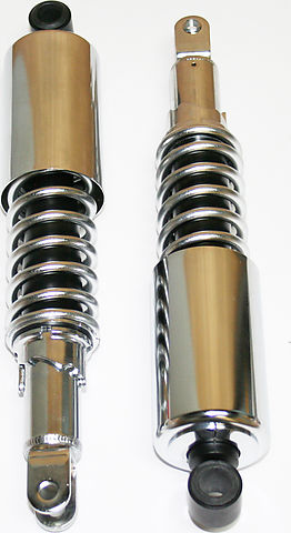 Honda 1/4" 336mm Eye to Clevis CB750K Shock Absorber Set Stock Design