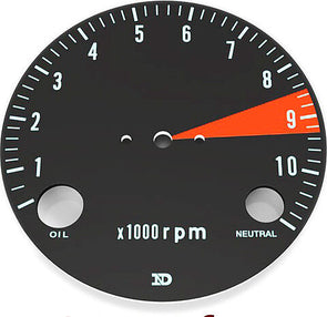 CB750K 1969-70 Tachometer Face Plate