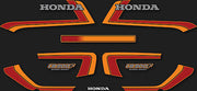Honda CB900F 1982 Complete Decal Set Black Model