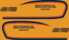 CB400F 1977 Complete Decal Set ~ Parakeet Yellow