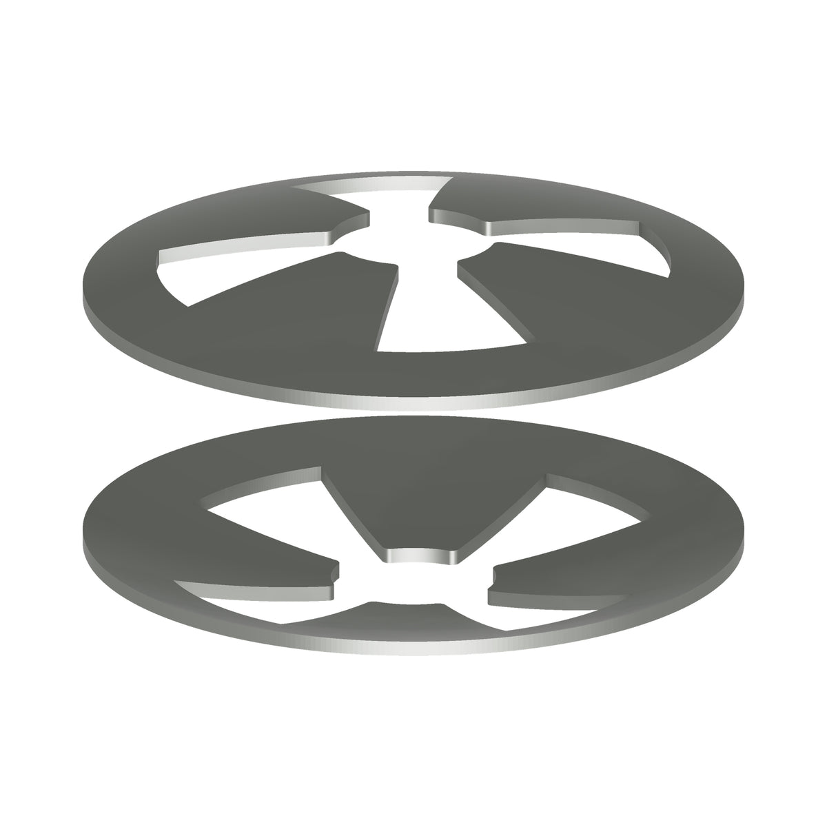Honda Side Cover Emblem Fixing Nut Pk/2 - Replaces Honda OEM 90313-567-000 — Right side