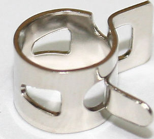 Universal motorcycle Deluxe Hose Clamps Pk/10 9.2mm to 11.2mm ID.