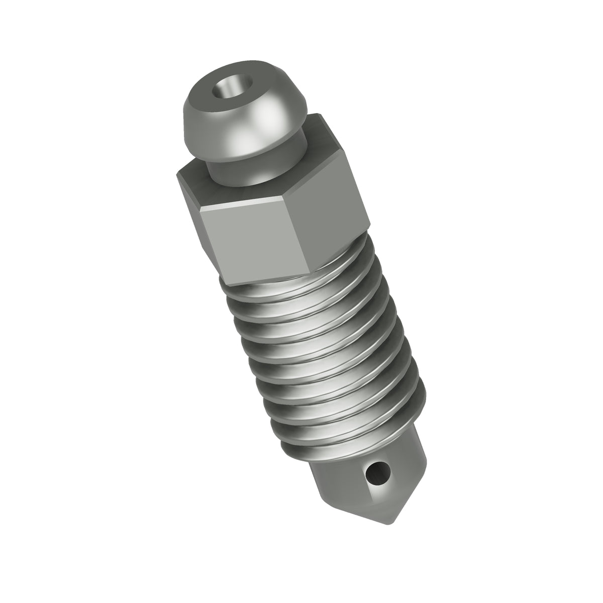 Honda Motorcycle ATV Caliper Bleed Screw - Replaces Honda OEM 43352-568-003 — Front three-quarter