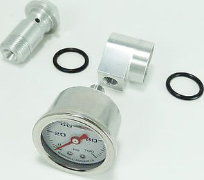 Oil Pressure Gauge Assembly ~ Silver ~ Joker Machine