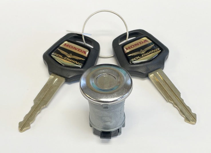 Honda GL1800 Tank Lid Lock Assembly with 2 keys Genuine OEM 77234-MCA-003